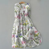 Pamela | Floral Summer Trapeze Dress