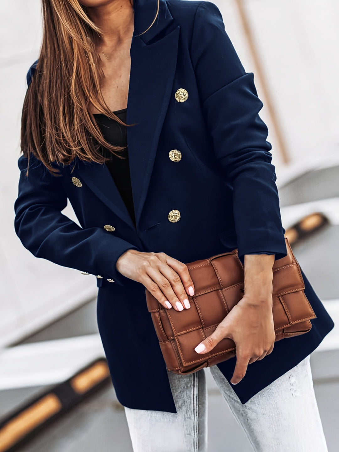 Fiona | Women’s Casual Workwear Button Blazer