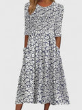 Violethia | Elegant Midi Dress