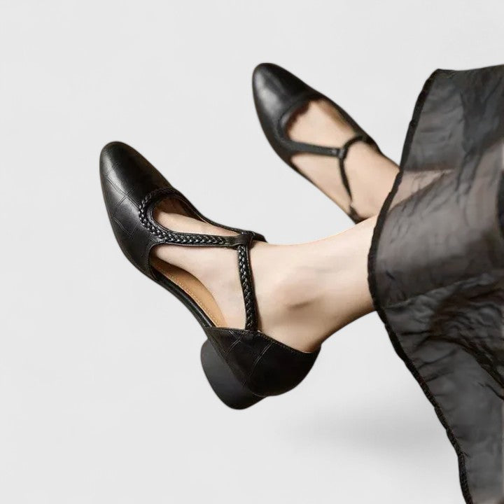 Delphine | Elegant Flat Sandals