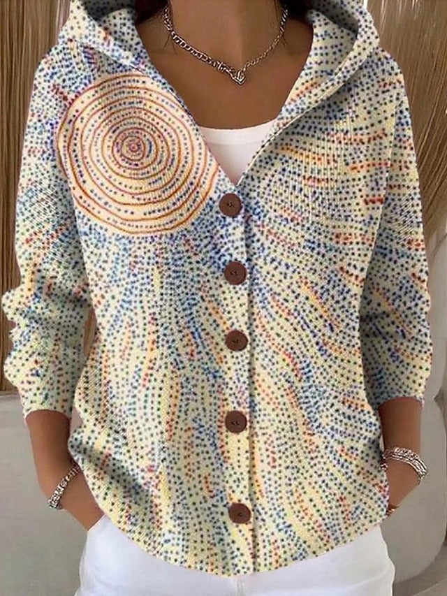 Cassidy | Artistic Warm Long Cardigan