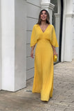 Stephanie™ Elegant Pleated Maxi Dress
